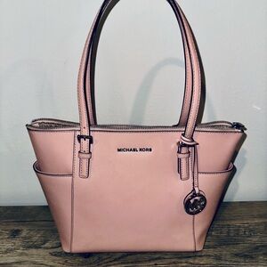 Michael Kors Charlotte Large Blush Pink Tote Bag